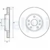 Disque de frein DELPHI BG4667C arrière, ventilé, 2 pièce