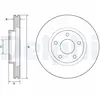 DELPHI Disques de frein pour MAZDA: 6, CX-5, 626 (Ref: BG4562C)