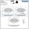 Jeu de 4 plaquettes de frein DELPHI LP2698 - Réf. LP2698