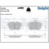 Jeu de 4 plaquettes de frein DELPHI LP2490 - Réf. LP2490