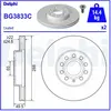 Jeu de 2 disques de frein DELPHI BG3833C - Réf. APBG3833C