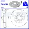 Jeu de 2 disques de frein DELPHI BG3832C - Réf. APBG3832C