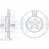 Disque de frein DELPHI BG3537C avant, ventilé, 2 pièce