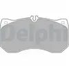 Delphi Kit de plaquettes de frein, frein à disque LP2713