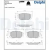 Jeu de plaquettes de frein DELPHI LP3741, avant