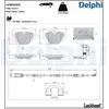 DELPHI Plaquettes de frein X4 pour BMW: X3, iX3 (Ref: LP5052EV)