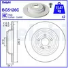 DELPHI Disques de frein pour MERCEDES-BENZ: Classe GLE (Ref: BG5126C)