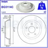 Delphi Technologies BG5114C Disques de frein - set of 2