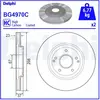 DELPHI Disques de frein pour SSANGYONG: Tivoli (Ref: BG4970C)