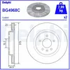 Disque de frein DELPHI BG4968C arrière, ventilé, 2 pièce