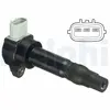 Bobine d'allumage, 12 V DELPHI, par ex. pour Mitsubishi