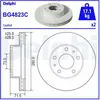 Jeu de 2 disques de frein DELPHI BG4823C - Réf. APBG4823C