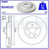 Disque de frein, ventil, Essieu avant DELPHI, par ex. pour Mercedes-Benz