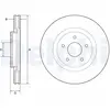 Disque de frein DELPHI BG9195C avant, ventilé, 1 pièce