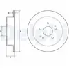 Disque de frein DELPHI BG4940C arrière, plein, 2 pièce
