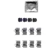 Delphi Kit d'accessoires, plaquette de frein à disque LX0668