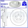 DELPHI Disques de frein pour FORD: Focus, Kuga & G.M.E.: Rascal (Ref: BG5061C)