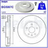 Disque de frein DELPHI BG5067C avant, ventilé, 2 pièce