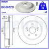Disque de frein DELPHI BG5052C arrière, plein, 2 pièce