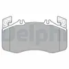 Jeu de plaquettes de frein DELPHI LP3654, avant