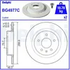 DELPHI Disques de frein pour OPEL: Insignia (Ref: BG4977C)