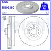 Disque de frein, ventil, Essieu avant DELPHI, par ex. pour Alfa Romeo