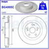 DELPHI Disques de frein pour HONDA: Civic (Ref: BG4995C)