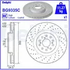 DELPHI Disques de frein pour HONDA: Civic (Ref: BG9335C)