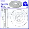 Disque de frein DELPHI BG9339C arrière, ventilé, à haute teneur en carbone, 1 pièce