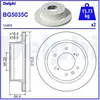 Disque de frein DELPHI BG5035C arrière, ventilé, 2 pièce