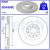 Disque de frein DELPHI BG4998C arrière, ventilé, 2 pièce
