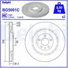 DELPHI Disques de frein pour PORSCHE: Macan (Ref: BG5001C)