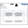 Jeu de plaquettes de frein DELPHI LP3640, arrière