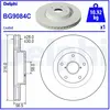 DELPHI Disques de frein pour SUBARU: Legacy, Levorg (Ref: BG9084C)
