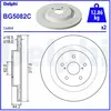Disque de frein DELPHI BG5082C arrière, ventilé, plein, 2 pièce