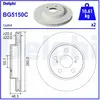 DELPHI Disques de frein pour TOYOTA: Yaris (Ref: BG5150C)
