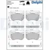 Jeu de plaquettes de frein DELPHI LP3842