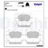 DELPHI Plaquettes de frein X4 pour MERCEDES-BENZ: Classe C (Ref: LP384...