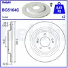 DELPHI Disques de frein pour HYUNDAI: Tucson, Kona II & KIA: Sportage (Ref: BG5164C)