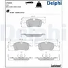 DELPHI Plaquettes de frein X4 pour RENAULT: R5 E-TECH, Austral & NISSAN: Townstar, Qashqai, X-Trail & DACIA: Duster (Ref: LP3850)