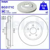 DELPHI Disques de frein pour FORD USA: Mustang (Ref: BG5171C)