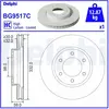 DELPHI Disques de frein pour FORD: Ranger (Ref: BG9517C)