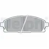 DELPHI Plaquettes de frein X4 pour NISSAN: Pathfinder, X-Trail (Ref: LP1659)