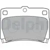Delphi Technologies Kit de plaquettes de frein, frein à disque LP1546