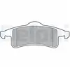 DELPHI Plaquettes de frein X4 pour JEEP: Grand Cherokee (Ref: LP1558)
