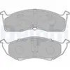 Delphi Technologies Kit de plaquettes de frein, frein à disque LP1531