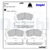 Delphi Technologies Kit de plaquettes de frein, frein à disque LP1702