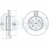 DELPHI Disques de frein pour HONDA: Accord (Ref: BG3516)