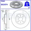 Delphi Technologies BG3574 Disques de frein - set of 2