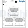 Jeu de plaquettes de frein DELPHI LP3705, avant